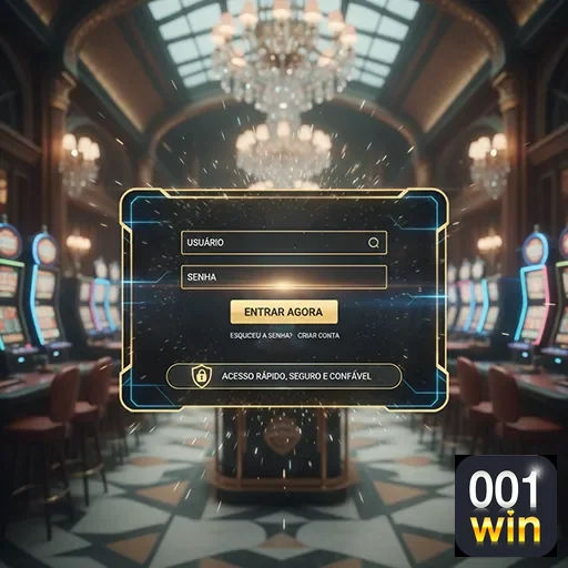 Ilustração de Acesse o aplicativo 001win e conquiste bônus exclusivos