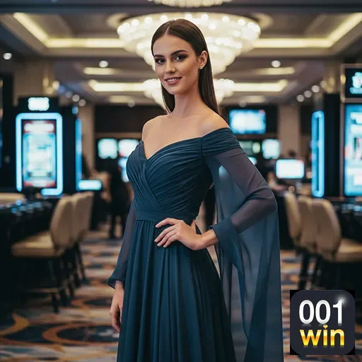 Ilustração de Explore o Cassino Online 001win: Slots e Serviços VIP