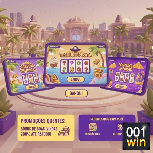 Ilustração de Explore os Jogos VIP da 001win com Acesso Rápido