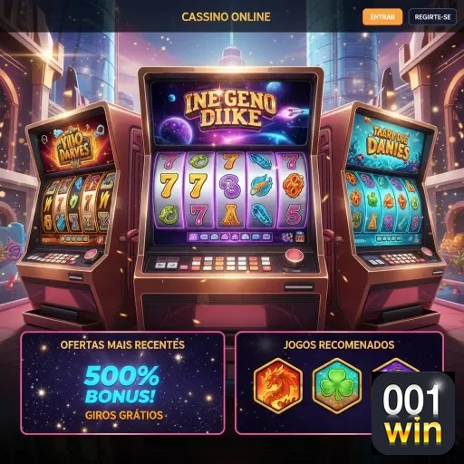 Ilustração de Jogos de Slots: Diversão e Prêmios Instantâneos